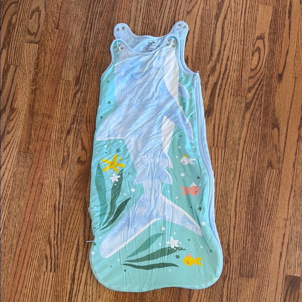 Little Sleepies Shark Sleep Sack 0-6 month Seasonless (1.5 TOG)
